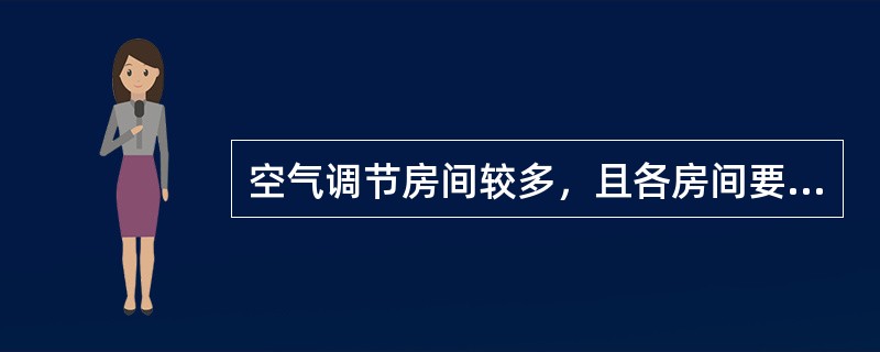 空气调节房间较多，且各房间要求噪声较低能单独调节的建筑物，宜采用哪种空调系统？（）