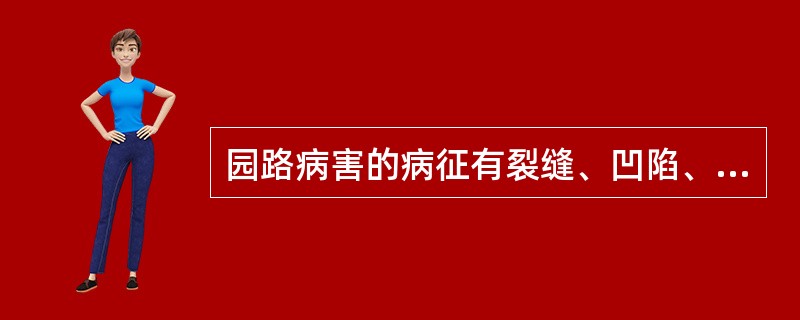 园路病害的病征有裂缝、凹陷、啃边、翻浆等，而导致出现裂缝、凹陷、翻浆病症的共同原因都是（）出了问题。