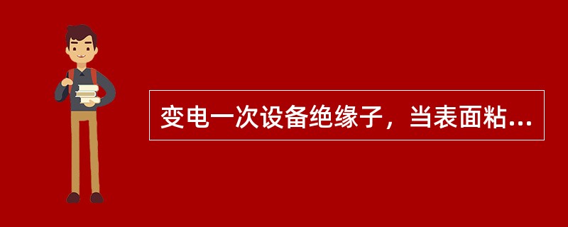 变电一次设备绝缘子，当表面粘附污秽物质后，在潮湿的天气里，吸收水分而具有导电性，致使绝缘子的绝缘水平大为降低，绝缘子表面的泄漏电流增加，以致在工作电压下也可能发生( )，通常称为污闪。