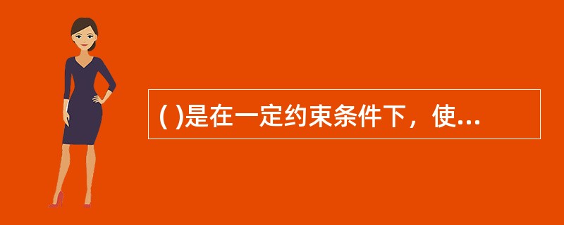 ( )是在一定约束条件下，使系统的目标函数达到最大值或最小值的原则。