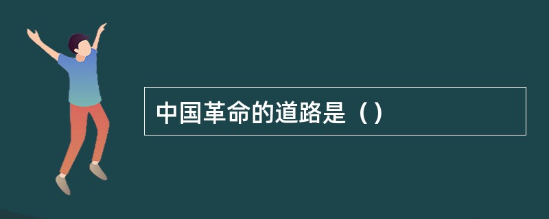 中国革命的道路是（）