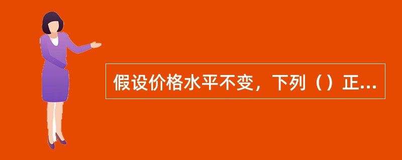 假设价格水平不变，下列（）正确描述了货币政策影响产出的所有步骤。