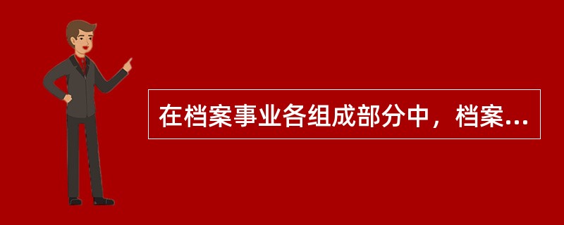 在档案事业各组成部分中，档案管理工作是重点，是档案事业的业务系统，其中档案室工作是主体，档案馆工作是基础。（）