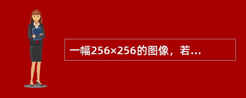 一幅256×256的图像，若灰度级数为16，则存储它所需的比特数是：（）