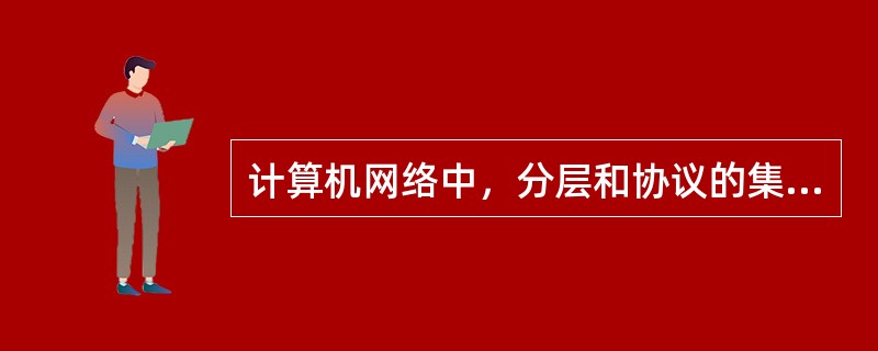 计算机网络中，分层和协议的集合称为计算机网络的（）