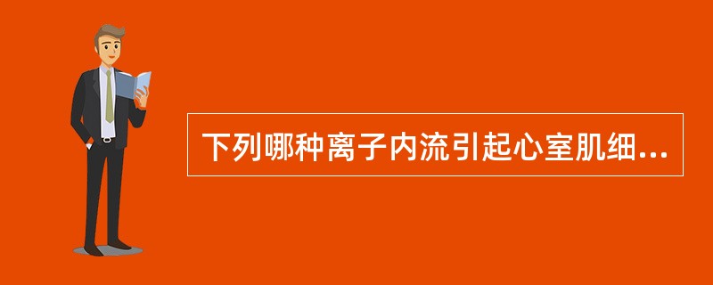 下列哪种离子内流引起心室肌细胞产生动作电位？