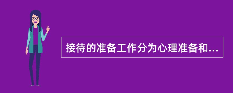 接待的准备工作分为心理准备和物质准备。其中物质准备包括（）和办公用品准备。