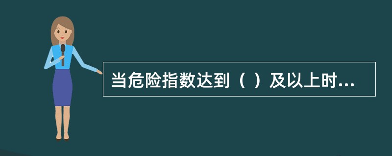 当危险指数达到（ ）及以上时,剧院应整改后重新评定。