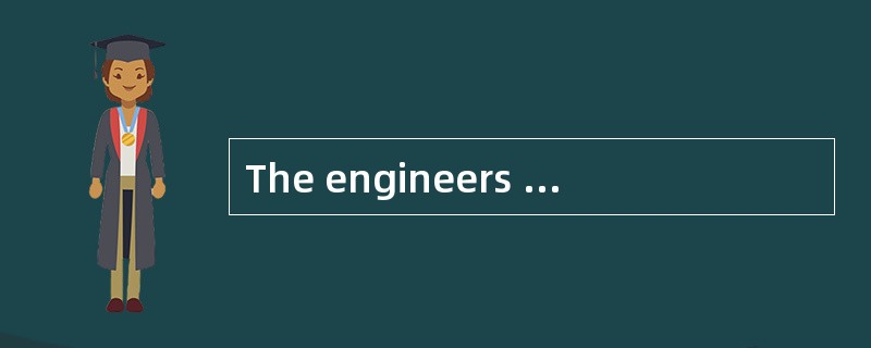 The engineers ( ) a technical presentation at 10：00 yesterday morning.