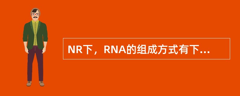 NR下，RNA的组成方式有下面哪几种选择( )