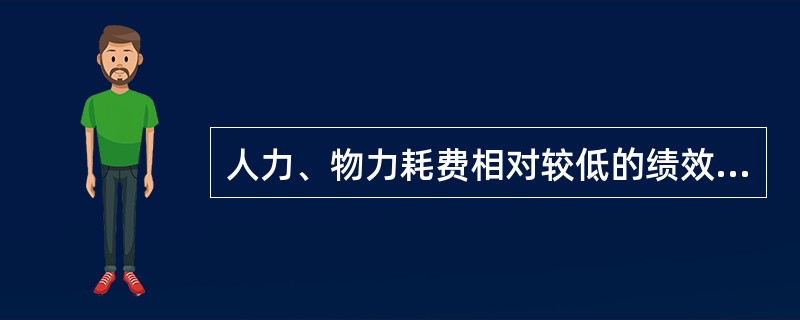 人力、物力耗费相对较低的绩效考评方法是( )。