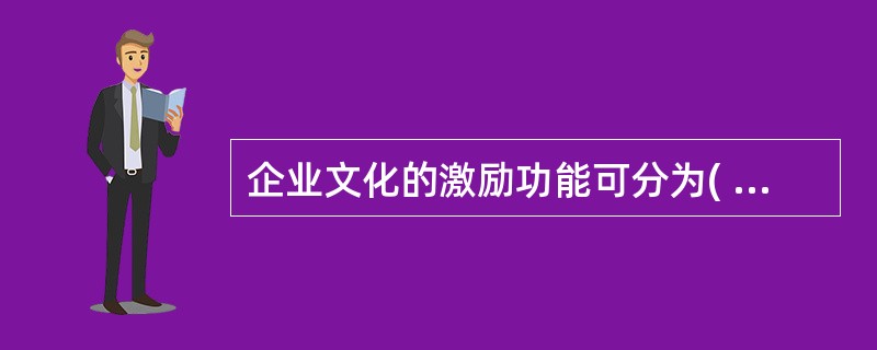 企业文化的激励功能可分为( )与外激励。