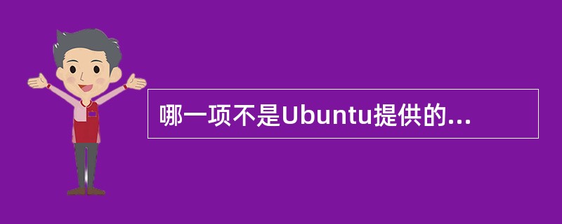 哪一项不是Ubuntu提供的磁盘分区方案( )