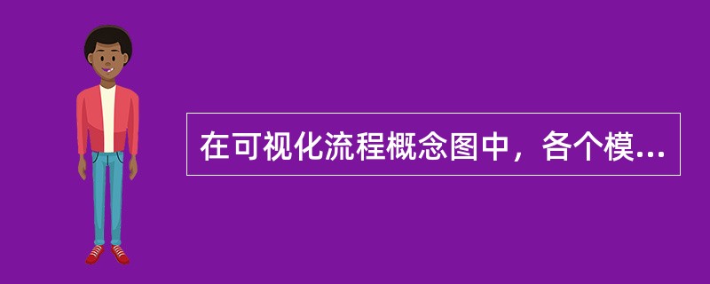 在可视化流程概念图中，各个模块的联系仅仅是顺序的线性联系。( )